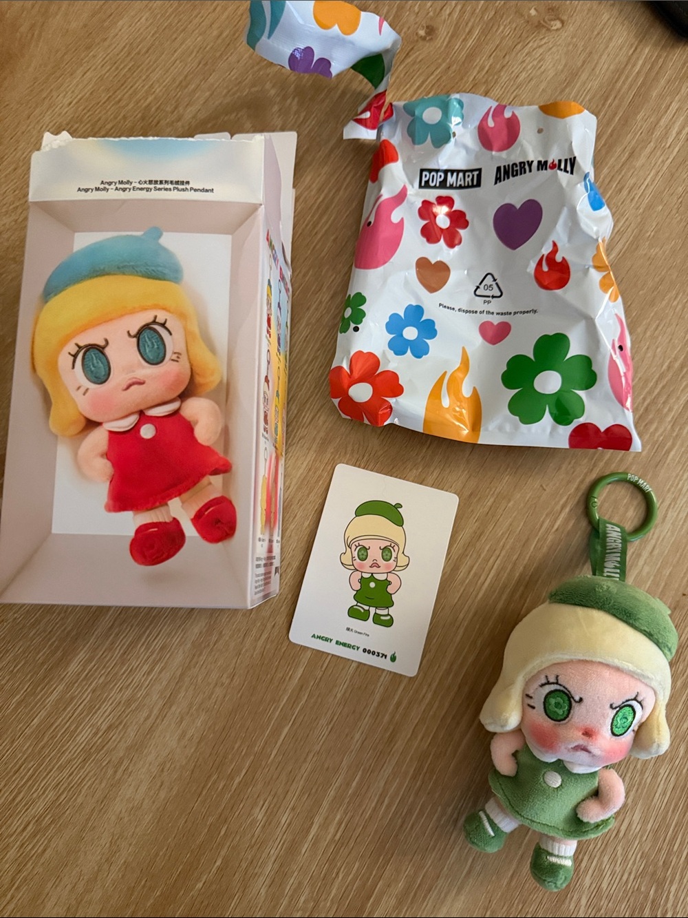 POP MART Angry Molly Plush Pendant